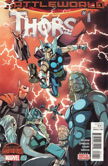 Thors #1-3 Comic Book Set