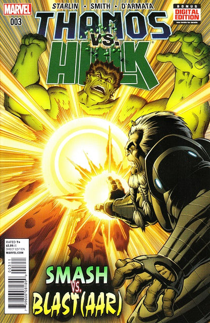 Thanos vs. Hulk #1-3 Comic Book Set