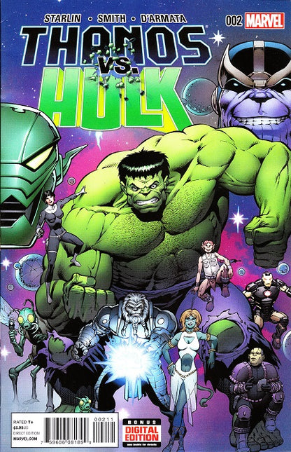 Thanos vs. Hulk #1-3 Comic Book Set